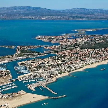 Barcares Sur L'ile Des Pecheurs Insolite Entre Marin Et Bord De 8 Couchages Wifi Parking Piscine Ouverte
